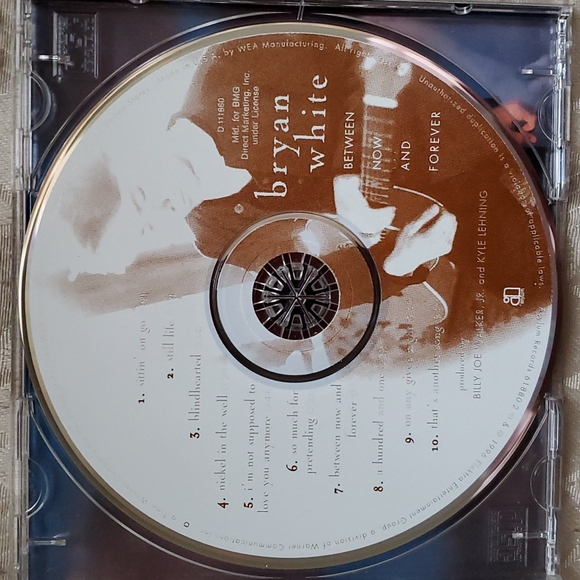 ASYLUM RECORDS-Bryan White-Between Now and Forever-1996. EUC - Picture 10 of 11